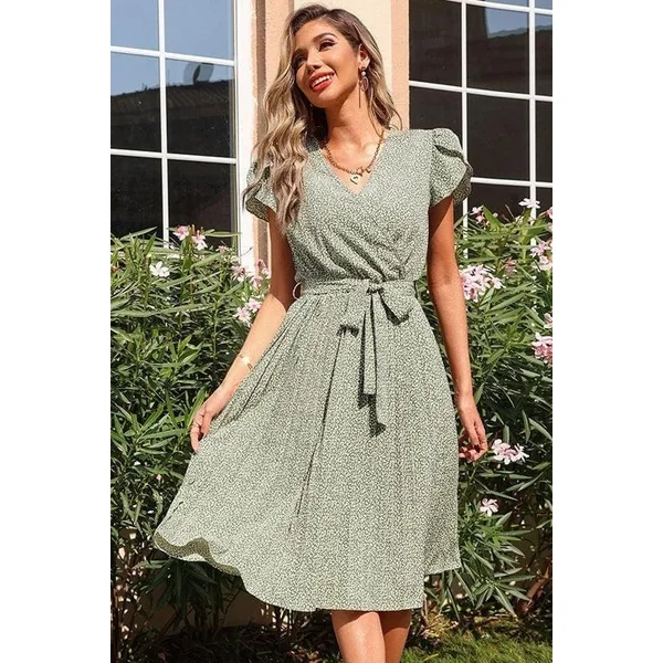 Robe Verte Style Été