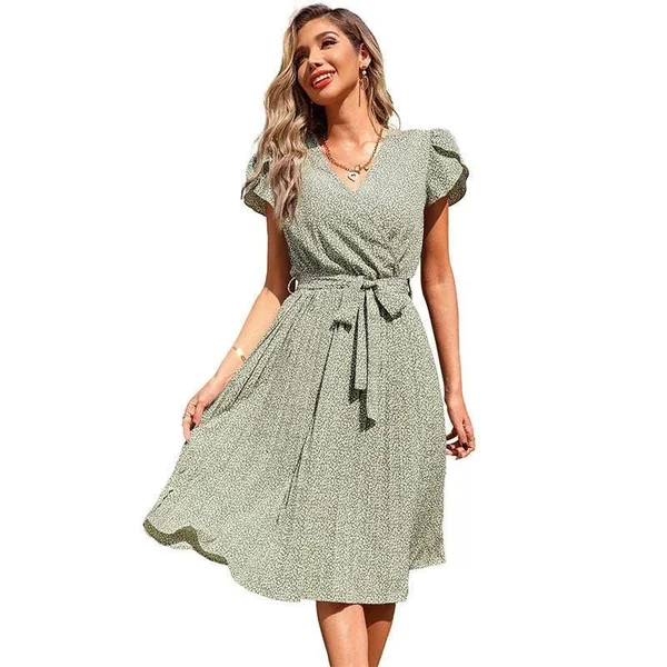 Robe Verte Style Été