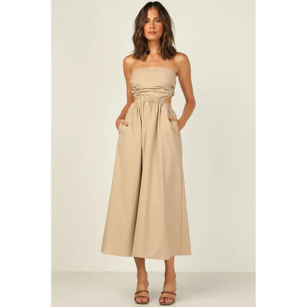 Robe Verte À Épaules Décolletées