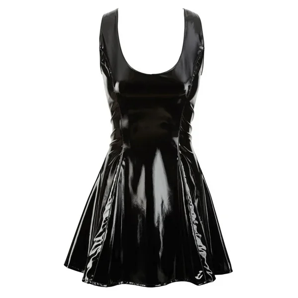 Robe vinyle patineuse