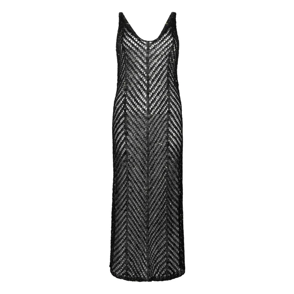 Robe à sequins - Noir