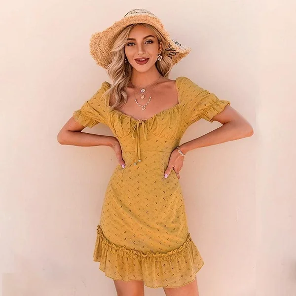 Robes De Mariée Bohème Jaune