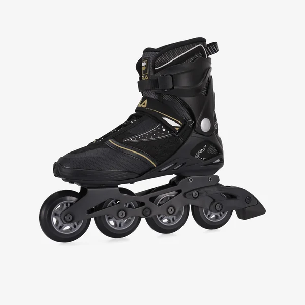 Roller adulte fitness FILA BOND 84mm noir/or