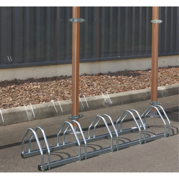 Râtelier 5 vélos au sol ou mural - Mottez