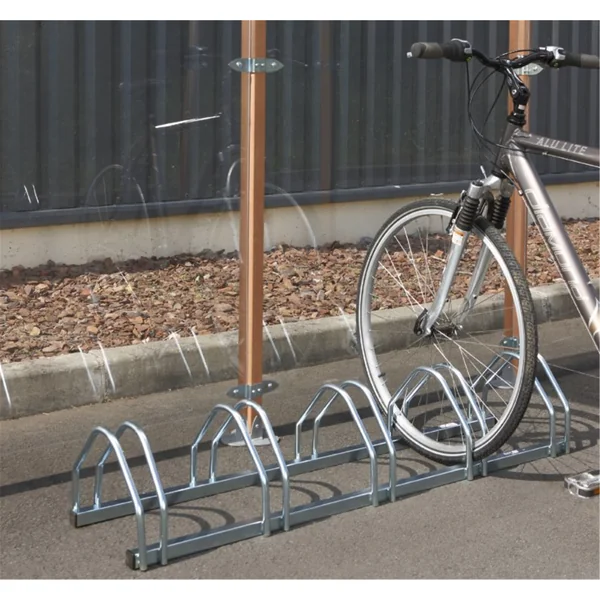 Râtelier 5 vélos au sol ou mural - Mottez