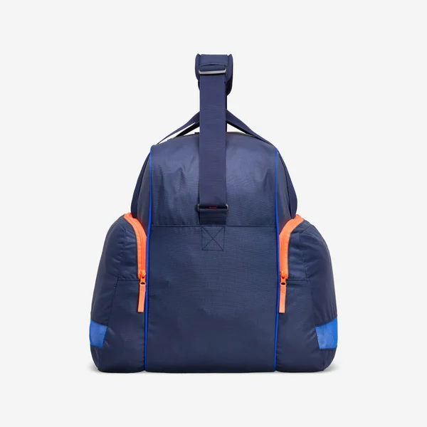 Sac a ballons water polo 60l bleu orange fluo