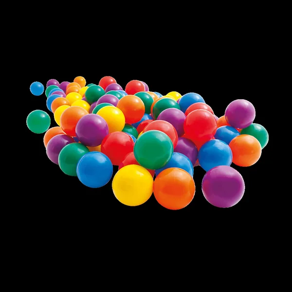 Sac de 100 balles multicolores Ø 6,5 cm