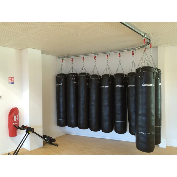 Sac de frappe boxe 1,80m Sportcom - Cuir synthétique