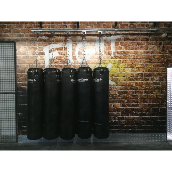 Sac de frappe boxe 1,80m Sportcom - Cuir véritable