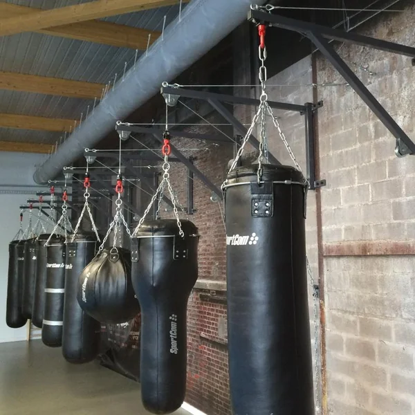 Sac de frappe uppercut boxe 120 cm Sportcom - cuir