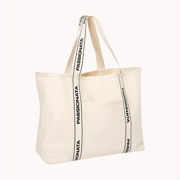 Sac de plage en toile Dina beige Passionata DINA