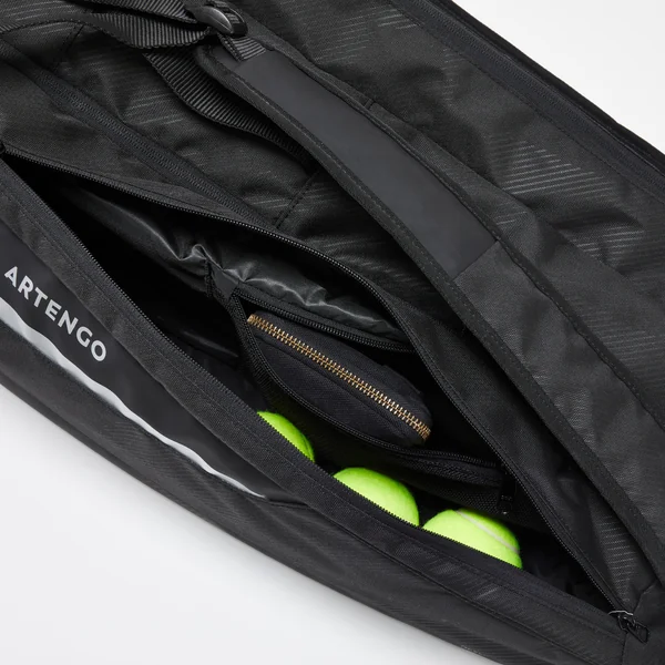 Sac de tennis - Artengo XL TEAM 12 Raquettes Noir Gris