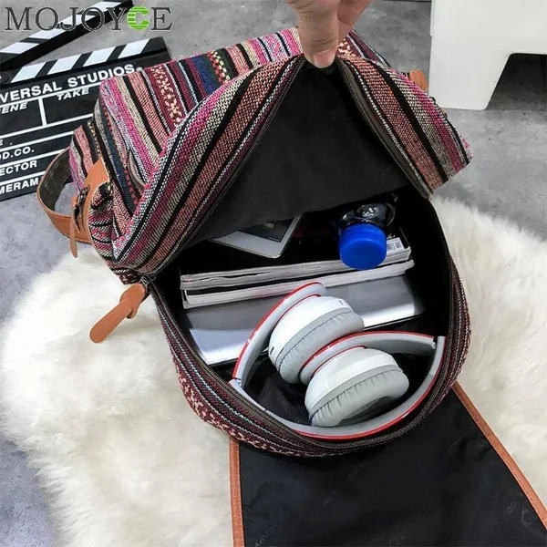 Sac à Dos Scolaire Hippie Bohème