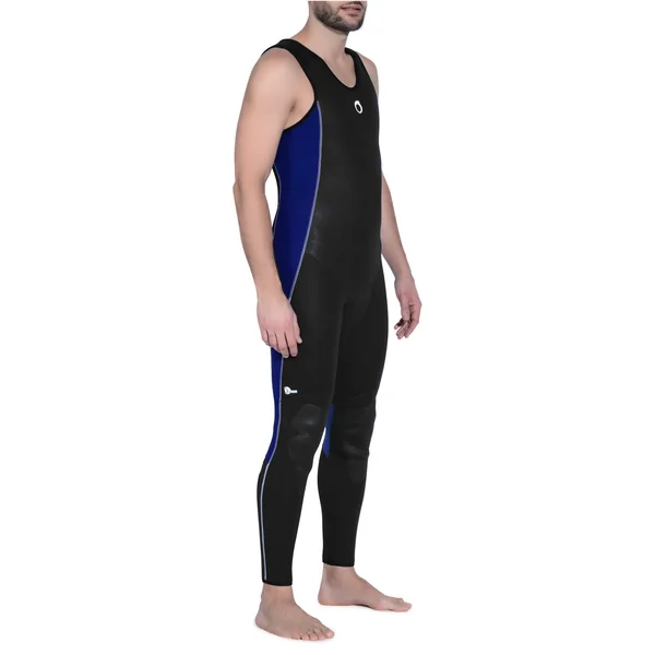 Salopette Longjohn de plongée homme néoprène 5.5mm - scd noir