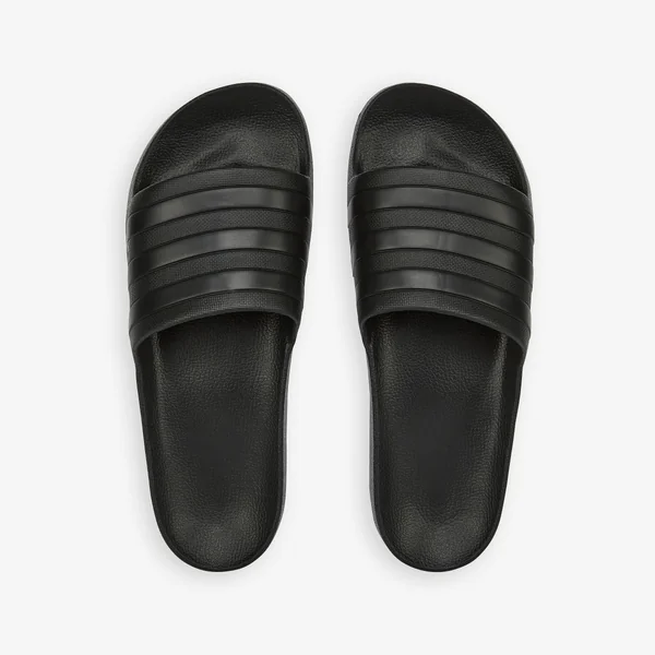 Sandale claquette adilette aqua noire