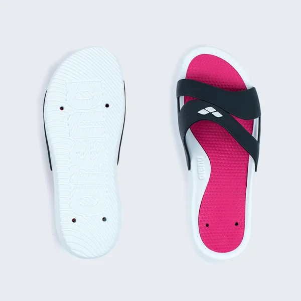 Sandale Claquette ARENA NINA Blanc Rose