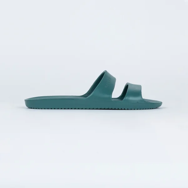 Sandale claquette piscine femme slap 100 basic kaki