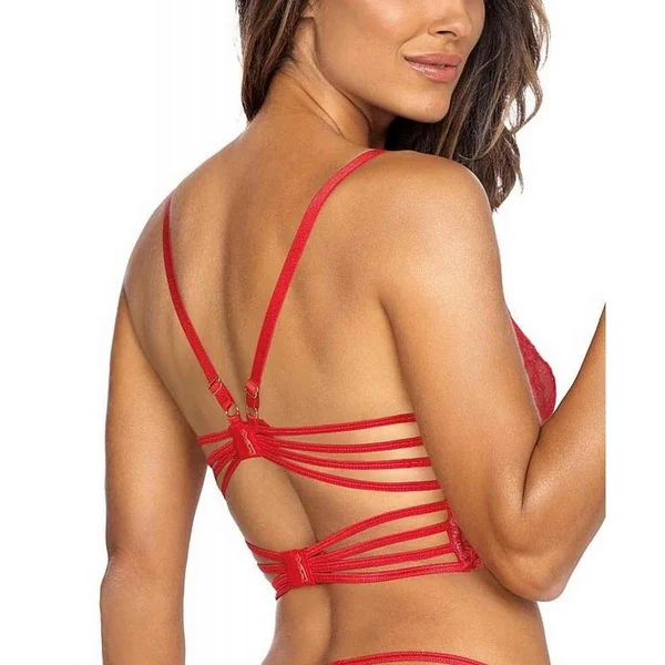 Semi-corset - Rouge Axami lingerie