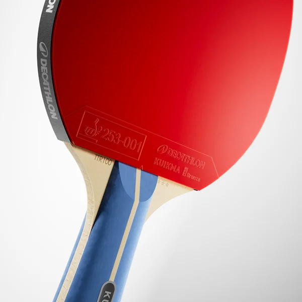 SET 2 RAQUETTES TTR 100 POLYVALENTE 3* ITTF ÉCOLE + BALLES