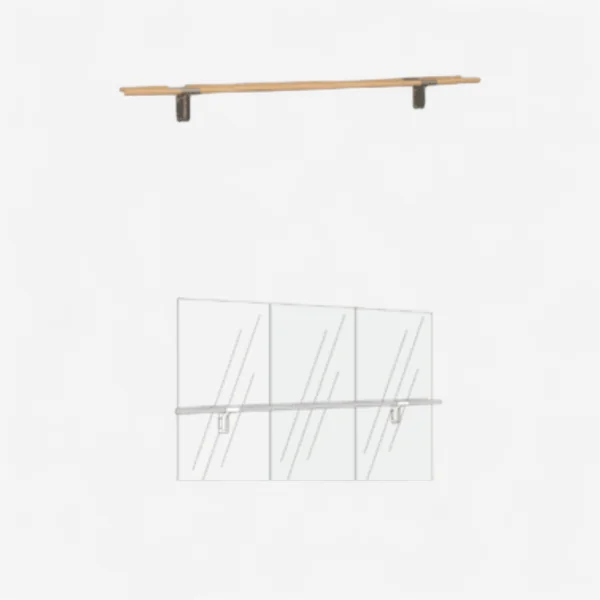 SET DE 3 MIROIRS MURAUX AMADEUS ET BARRE