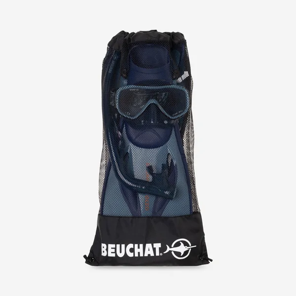 Set de snorkeling palmes masque tuba PMT - Atoll Bleu
