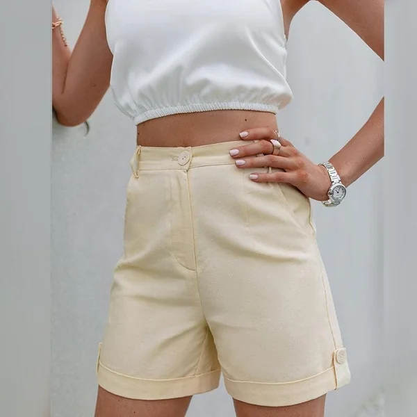 Short Bohème Taille Haute