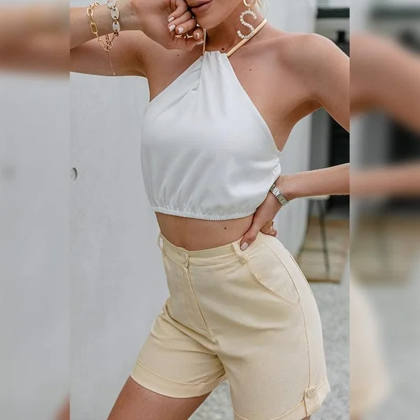 Short Bohème Taille Haute