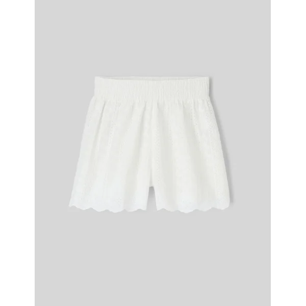 Short broderie anglaise Blanc écru