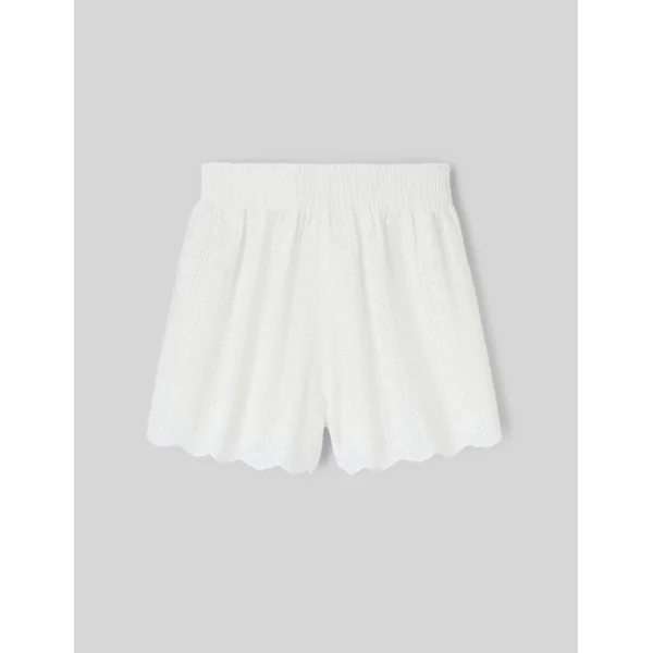 Short broderie anglaise Blanc écru