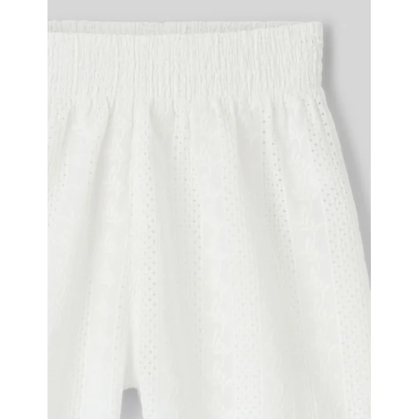 Short broderie anglaise Blanc écru