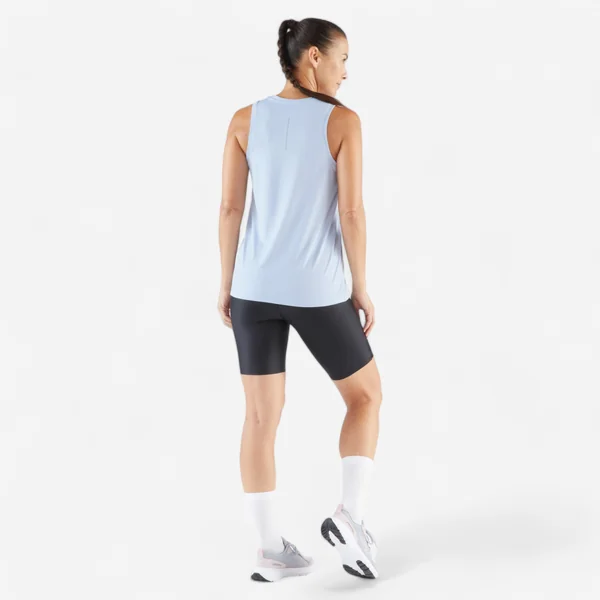 Short cycliste running femme - kiprun run 100 noir
