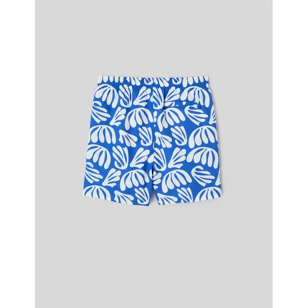 Short de bain imprimé ART COLLECTION Bleu foncé