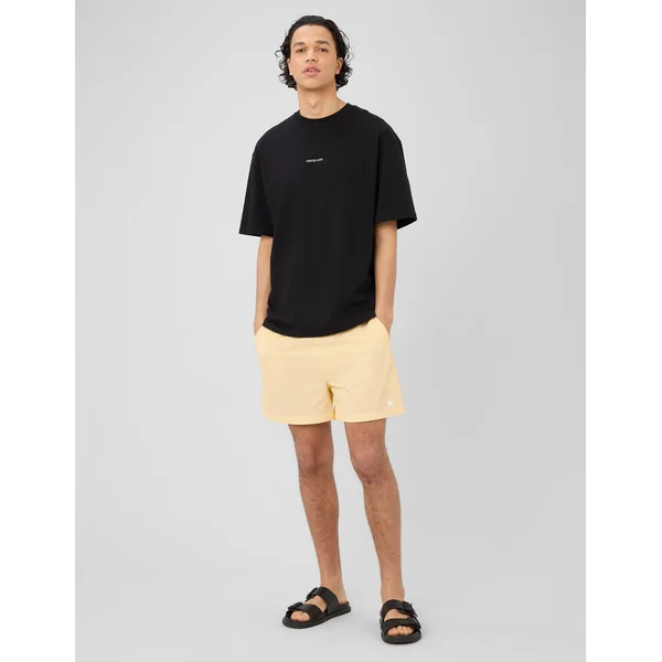 Short de bain seersucker Jaune foncé