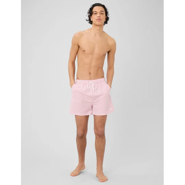 Short de bain seersucker rose