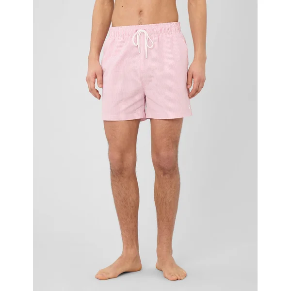 Short de bain seersucker rose