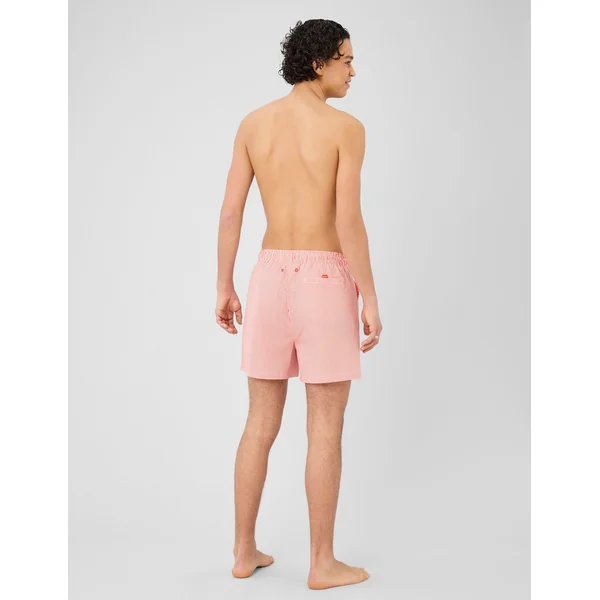 Short de bain seersucker Rouge
