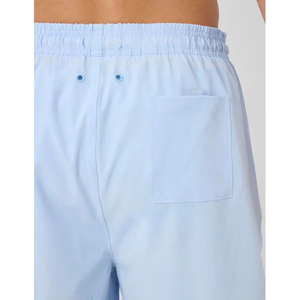 Short de bain uni Bleu clair