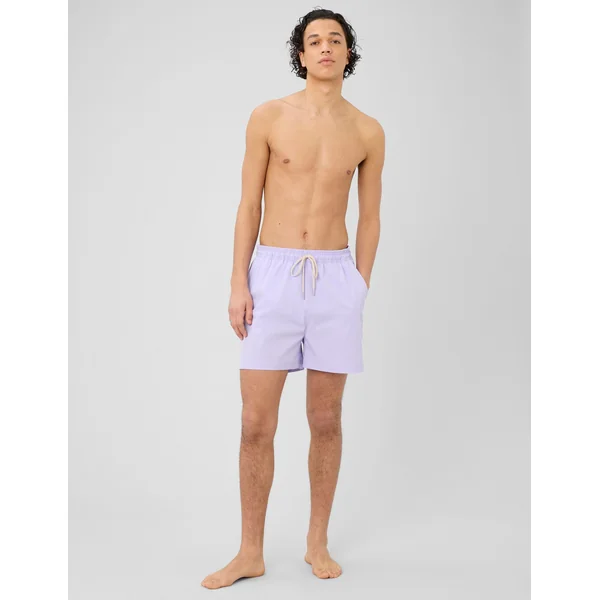 Short de bain uni Lila