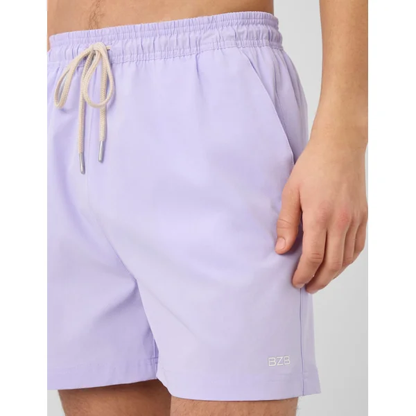 Short de bain uni Lila