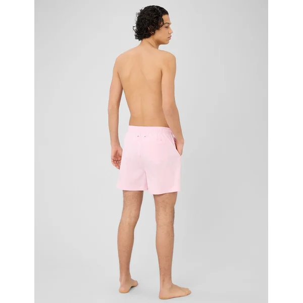 Short de bain uni Rose pâle