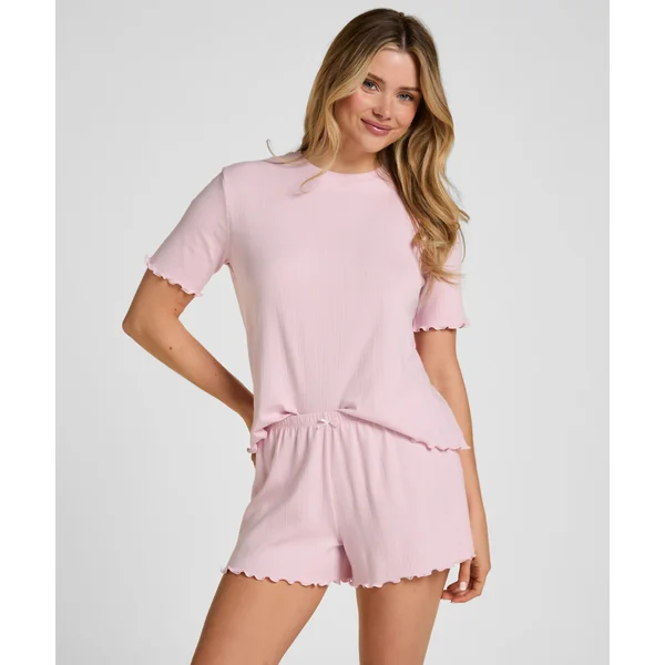 Short de pyjama Pointelle - Rose