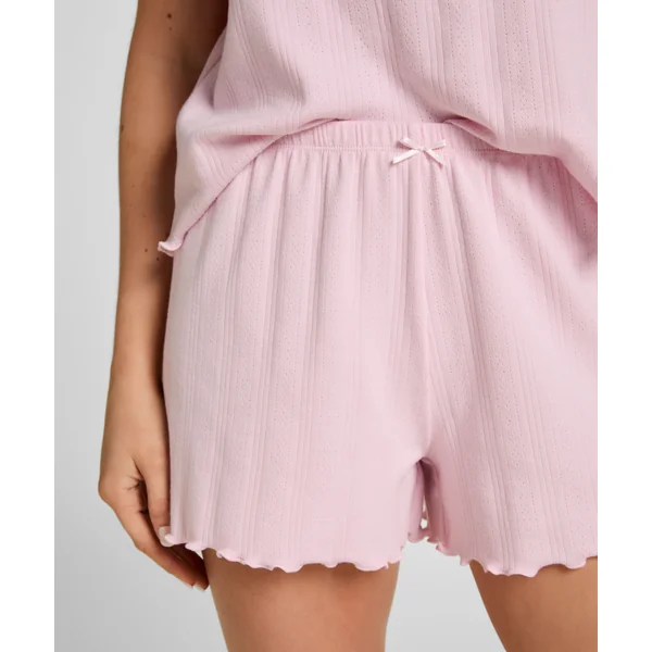 Short de pyjama Pointelle - Rose