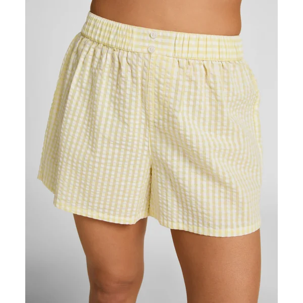 Short de Pyjama Seersucker - Jaune