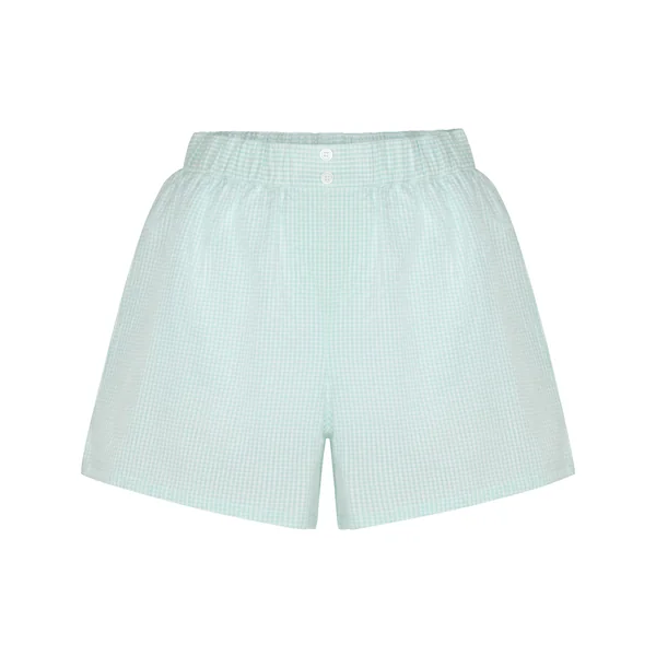 Short de Pyjama Seersucker - Vert