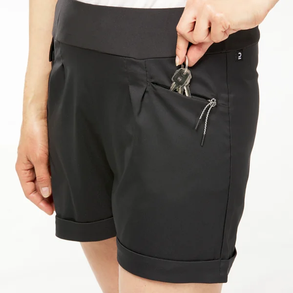 Short de randonnée - NH500 Regular - Femme - Noir