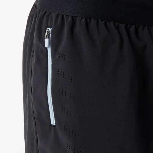 Short de Running respirant Enfant - KIPRUN dry+ 900 noir et gris