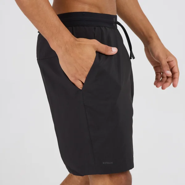 Short de running respirant Homme - KIPRUN Run 500 Dry Noir