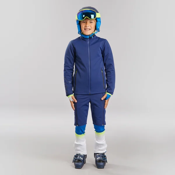 SHORT DE SKI CLUB COMPETITION ENFANT 980 - BLEU
