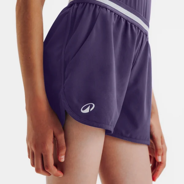 Short de tennis fille, TSH 500 violet