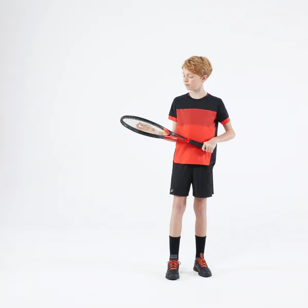 Short de tennis Junior - TSH dry noir
